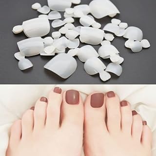 Acrylic Nail Tips – 500 Pieces False Nails for Extension, Professional Nail Art Salon Manicure Set (Natural, 3 Toe)