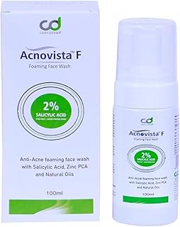 Foaming Face Wash 2% Salicylic Acid Anti-Acne with Zinc PCA and Natural Oils 100 ml (Pack-of-3)