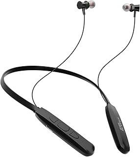 Kratos N1 Neckband Bluetooth Headphones with 30 Hours Playtime with 13mm Drivers, Rich Music Experience, Type C Fast Charging, Neckband Earphones with
