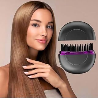 Dratal Cordless Hair Straightener, Portable Mini Hair Straightener, Ionic Hot Comb Straightener with USB Rechargeable, Professional Salon Home Travel