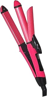 YASHG Two in One Hair Straightener & Curler (combo) for professional use of women & men with ceramic plate