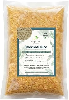 Oraplanet Natural Basmati Rice | Long Grain Rice for Cooking | Aromatic Rice for Daily Meals, Pulao and Biryani | Size - 2 Kg