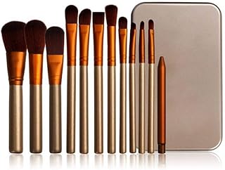 Naked-plus Makeup Brush Set, 12 Pieces with Storage Box