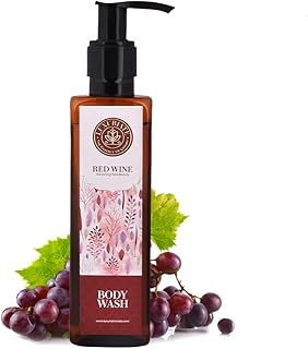 LUXURIATE Ravishing Red Wine Body Wash | Whole Body Shower Liquid for Men and Women | Organic, Paraben Free - 200 ml