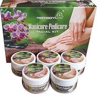 PROFESSIONAL FEEL Manicure Pedicure Facial Kit , Glowing Skin Care Treatment for All Skin Types , for Men and Women - 250g