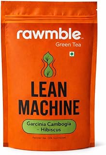 Organic Green Tea for weight loss | Instant Loss in Days | Loose Leaves | Burns Belly Fat | Added Garcinia Cambogia | 100% Pure Leaves | Hibiscus Flav