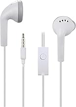 Original Wired Samsung Galaxy Earphones for All Samsung Smartphones with Mic | Pure Bass Sound | One Button Multi Function Remote | Comfort fit- White