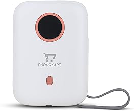 Phonokart Zap-2 Power Bank 10000mAh 30W Fast Charging|Inbuilt Type-C Cable|Compact Size|Power Delivery|QC 3.0|Type-C Input&Output|2 Output Ports|Suppo