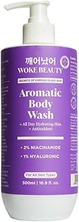Woke Aromatic Body Wash | Gentle Exfoliating Shower Gel For Women & Men | 24hr Moisturizing, Hydrating & Refreshing | For All Skin Type | 500 ml