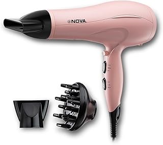 NOVA NHP 8217 Professional Hair Dryer (1800 Watts, Pink)