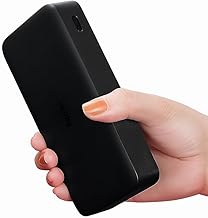 Redmi 20000mAh Li-Polymer Power Bank, USB Type-C Inputand Micro USB Ports, 18W Fast Charging, Low Power Mode, Black