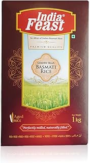 Indiafeast | Orginal Basmati Rice | Steam Basmati | Long Grain Rice | 1kg