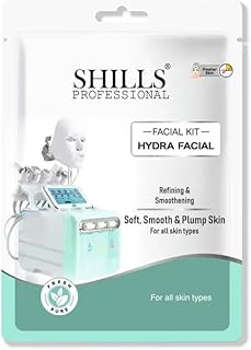 SShills Professional HYDRA FACIAL KIT | Hydra Glow – Brightening, Whitening & Hydrating Skin Care Set | Best Facial Kit for Glowing Skin & Deep Moistu