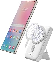 XECH Power Bank 10000mAh | Wireless Powerbank Magnetic Fast Charging | 20W Type-C PD & 22.5W USB Output | Phone Stand | Made in India (X-Charge Mag)