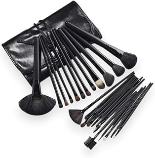24pcs Professional Makeup Brush Set with Case | Soft Synthetic Bristles for Foundation, Powder, Contour, Blush, Concealer, Eyeshadow & Liner | Premium