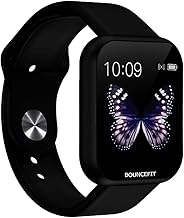 Bouncefit D20 Y68 Fitness Band Smart Watch for Men, Women, Boys, Girls, Kids – Single Touch Interface, Water Resistant, Workout Modes, Quick Charge Sp