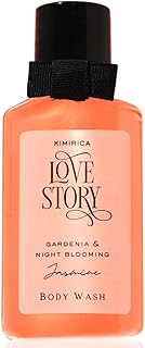 Kimirica Love Story Body wash Gentle Exfoliating Shower Gel 50ml | Deep Cleanses Skin | 100% Vegan and Paraben Free (Night Blooming Jasmine & Bergamot