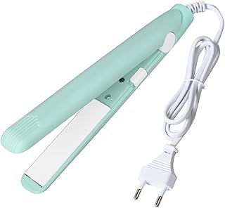 2 in 1 Mini Hair Straightener, Short Hair Straightener, For All Hair Types, Short Hair, Bangs, Male Beard (Green)