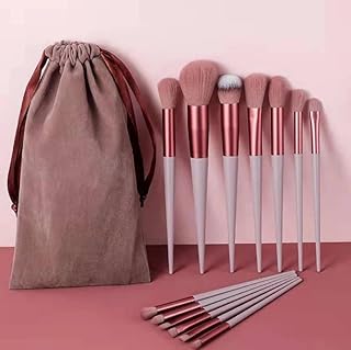 Makeup Brushes Set 13pcs, Makeup Brushes for Foundation, Eye Shadows, Green Brush Sets
