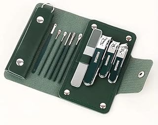 Premium Professional 10-in-1 Nail Grooming Kit, Heavy-Duty Stainless Steel Manicure and Pedicure Tools Set with Storage Case