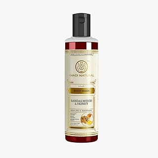 Khadi Natural Sandal and Honey Body Wash, 210ml