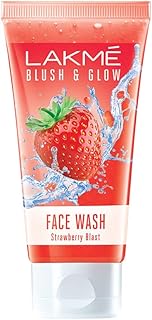 Lakme Blush & Glow Strawberry Freshness Gel Face Wash with Strawberry Extracts, 150 g