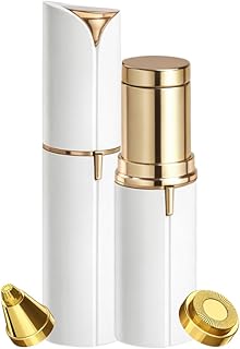 Inner Comfort 2-in-1 Facial Hair Remover & Eyebrow Trimmer for Women | Painless Electric Face Epilator for Upper Lip, Chin, Cheeks & Nose | USB Rechar