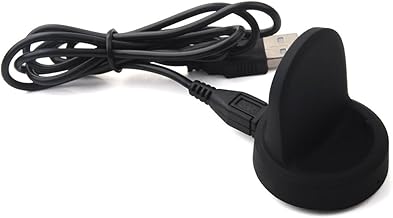 QI Wireless Charging Charger Cradle Dock Station with Cable for Motorola Moto 360 Smart Watch Pack of 1|1 X Wireless Charger for Moto 360 Smartwatch1