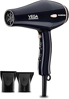 VEGA PROFESSIONAL Pro Starlite BLDC Hair Dryer for Salon | 2200-2600W Powerful Dryer with Combination of 4 Heat & 2 Speed Modes for Fast & Smooth Styl