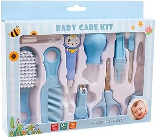 GREENPORT Baby Grooming Kit 10 in 1 Beauty New Born Baby Grooming Kit Best Manicure & Care Essentials Combo Set Manicure and Pedicure Accessories for