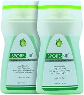 Anti-Pollution and Antioxidant Face Wash, 100ml - Pack of 2 | For Revitalized Skincare for Men & Women | Deep Cleansing Skin Impurities & Dirt| With G