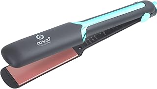 Gorgio Professional Broad Hair Straightener – Flat Iron with Ceramic and Teflon Coated Technology and Temperature Control for Thick Hair and Salon-Lik