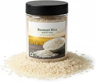 Basmati Rice 400g | Extra Long Grain Aromatic White Rice for Authentic Hyderabadi Biryani and Pulao | Traditional Indian Rice for Daily Cooking