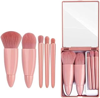 BROLIX Makeup Brush Set Soft Synthetic Brushes for Face, Eyes, Foundation, Blush, Contour, Eyeliner & More | Portable Cosmetic Kit for Travel & Daily