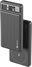 Portronics Luxcell Wireless 10k 10000mAh 15W Magnetic Wireless Fast Charging Power Bank with 22.5 Wired Output Compatible with iPhone 12 & Above Other