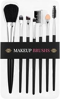 Makeup Brush Set 6 Pcs Professional Kit for Face & Eyes | Powder, Concealer, Eyeliner, Eyebrow & Lash Brushes | Soft Synthetic Bristles