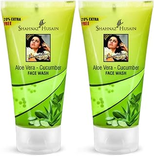 Shahnaz Husain Aloe Vera-Cucumber Face Wash | 60g Pack of 2
