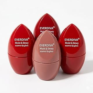 4 PCS Egg-Shaped Lip Gloss & Lipstick Combo | Cute Multicolor Glossy Finish Lip Set for Girls & Women | Hydrating Clear Shine, Non-Sticky Formula | Tr