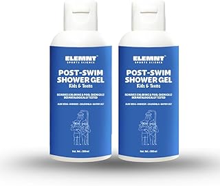 Elemnt Post Swim Shower Gel for Kids & Teens | Chlorine & Odour Cleansing Body Wash | Dermatologically Tested Shower Gel | Vegan | Nourishing After Sw