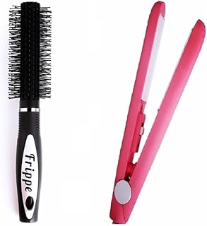 Frippe Mini Professional Temperature Control Flat Iron Hair Straightener For Men&Women