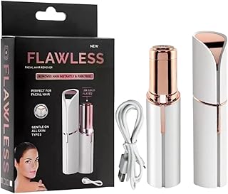 Portable eyebrow trimmer for women, facial hair remover for women,Face, Lips, Nose Hair Removal Electric Trimmer with Light (Mini Eyebrow Trimmer) (TR