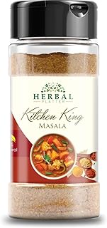 Herbal Platter Kitchen King Masala 100g | Mixed Spice Powder for Vegetables & Curries | Everyday Indian Masala Blend | Aromatic Spice Mix for Cooking