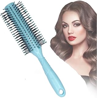 Glan Hair Dryer Curling, Salon Blow Dryer Round Brush For All Hair Types For Women And Men