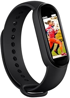 Drumstone 10 𝒀𝒆𝒂𝒓𝒔 𝑾𝒂𝒓𝒓𝒂𝒏𝒕𝒚 M9 Smart Fitness Band – Waterproof Activity Tracker with Heart Rate & Blood Pressure Monitor, Sleep Tracking, Step Counter