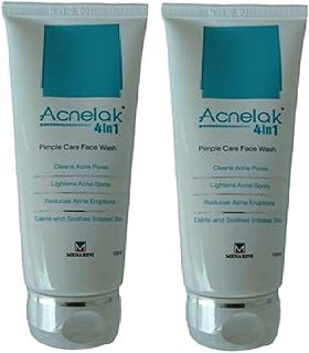 Acnelak Face Wash, White, 100 ml (Pack of 2)