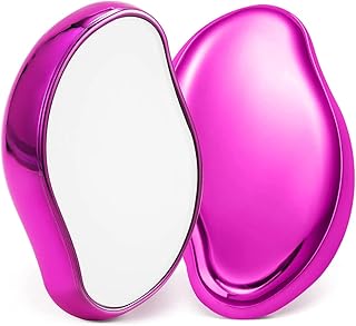 BVB mart Crystal Hair Eraser Net Shape - Painless Magic Hair Remover Stone For Women -Arms Legs Glass Razor - Reusable flawless Epilators - Exfoliatio