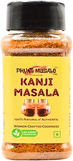 Phunti Masale Kanji Masala Powder | Traditional Indian Probiotic Drink Mix | 100g | No Preservatives | No Onion No Garlic | Gut Health Fermented Drink
