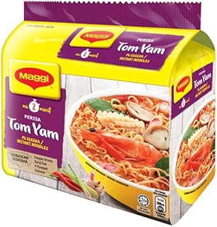 MAGGI TOM YAM [ Tom Yam Flavor ] 400g Noodles (Imported), The Product of Malaysia