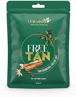 Professional Free & Tan Removal Facial Kit, For All Skin Types, 50g (6 step Facial Kit)