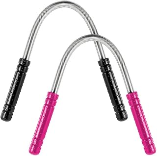 2 Pieces Facial Hair Remover Spring Eyebrow Face Epilator Threading Tool Remove Hair from Upper Lip, Chin, Cheeks and Neck for Women Girls or Men (Bla